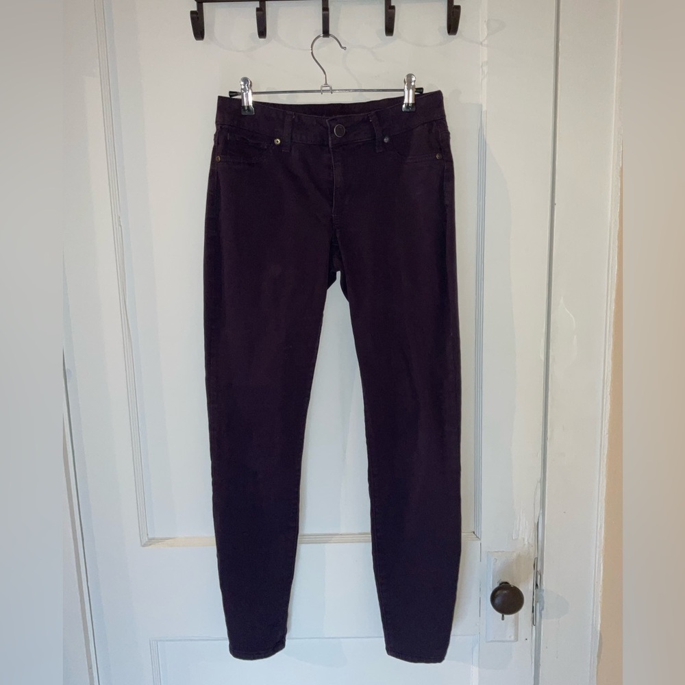 Maurices Skinny Jeans Womens Size Small Reg Purple Denim